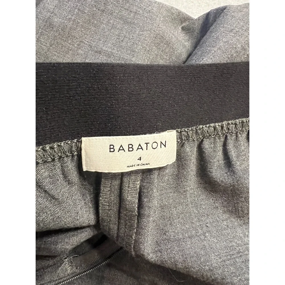 Babaton Grey  Wool / Rayon  Blend Straight Pencil Skirt Size 4 / S